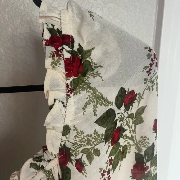 Reformation long sleeve floral top size 6 - Picture 4 of 11